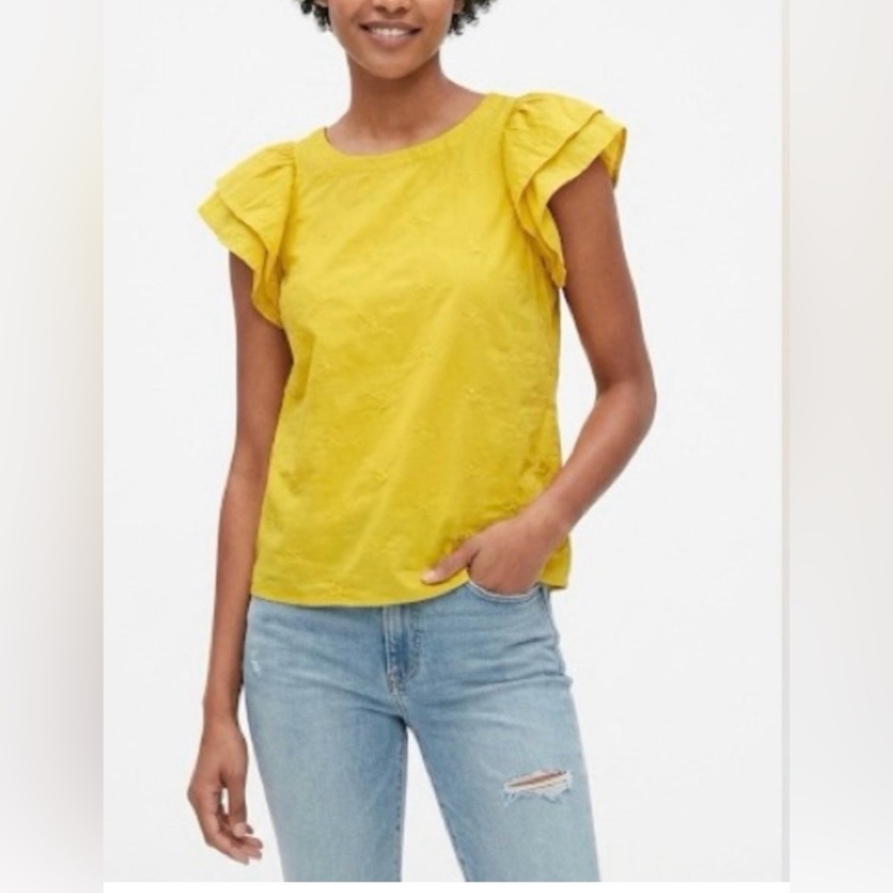 GAP Bright Yellow Kids Casual Dress